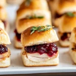 Turkey Cranberry Sliders First Image First Image