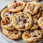 Pretzel Toffee Chocolate Chip Cookies First Image First Image