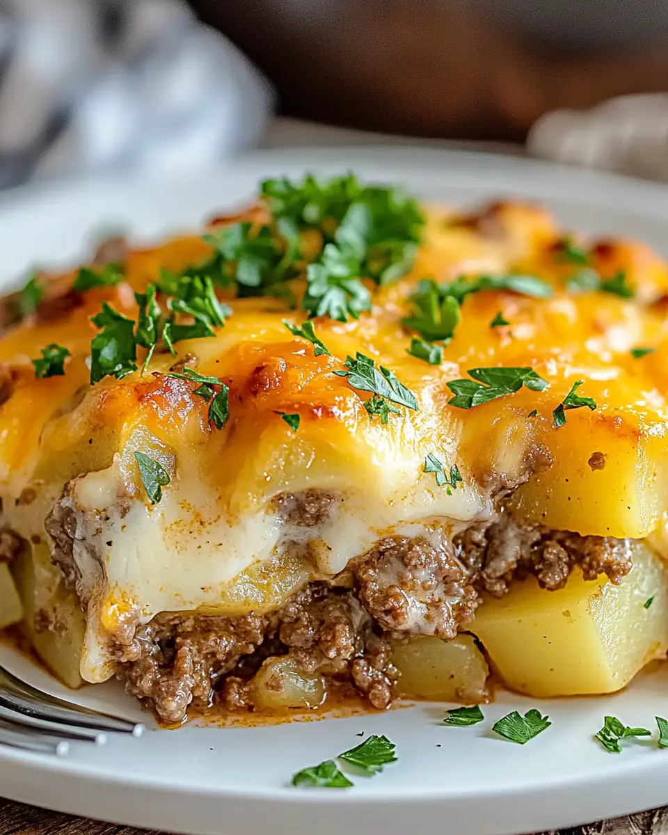 Slow Cooker Cowboy Potato Casserole First Image First Image