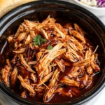 Crockpot BBQ Pulled Chicken First Image First Image