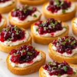 Cranberry Goat Cheese Crostini First Image First Image