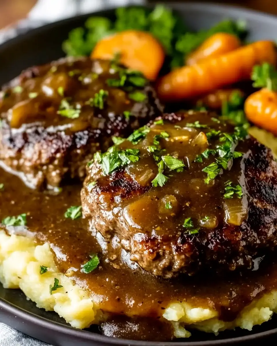 Homemade Salisbury Steak First Image First Image