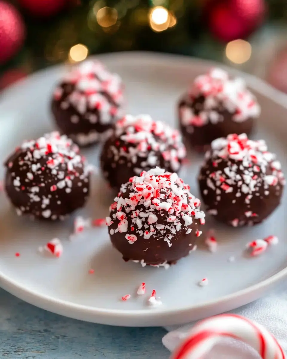 Peppermint Truffles First Image First Image