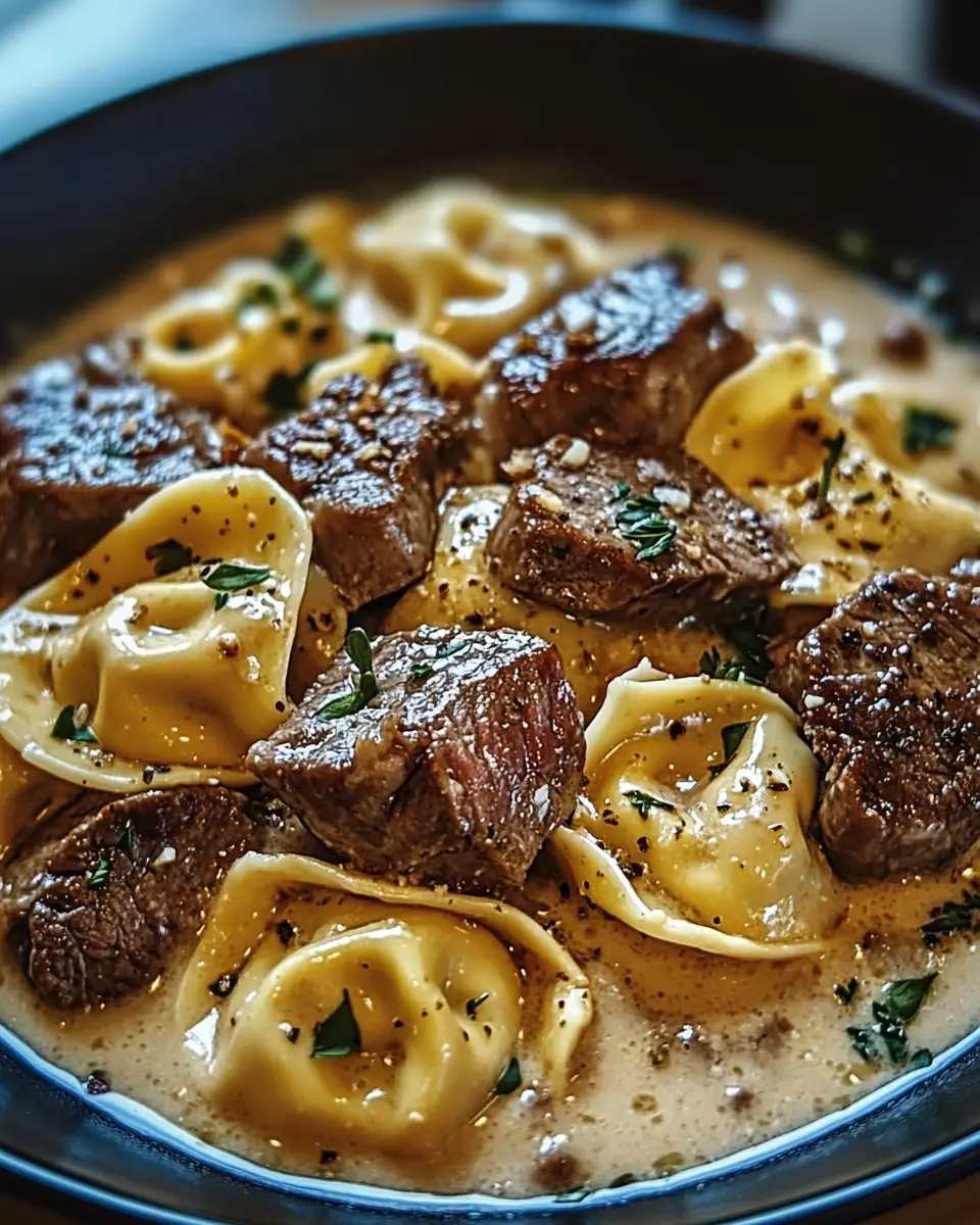 Garlic Steak Tortellini First Image First Image