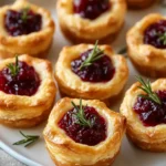 Cranberry Brie Puff Pastry Cups First Image First Image