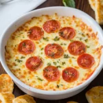 The Best Hot Pizza Dip - Easy Game Day Appetizer! First Image First Image