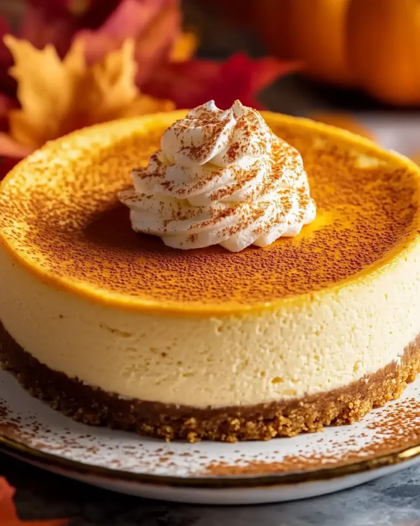 Traditional Pumpkin Cheesecake First Image First Image