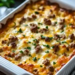 Sausage Hash Brown Breakfast Casserole First Image First Image
