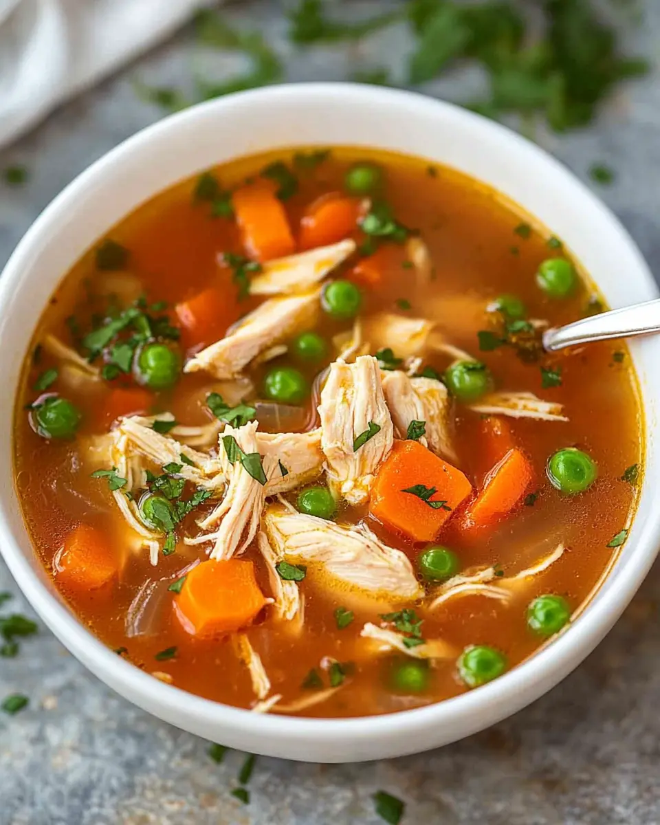 Instant Pot Chicken Vegetable Soup Recipe First Image First Image