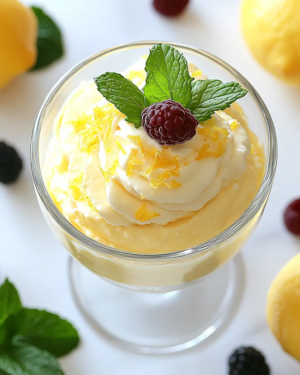 Lemon Cottage Cheese Mousse First Image First Image
