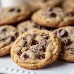 Brown Butter Sourdough Discard Chocolate Chip Cookies First Image First Image