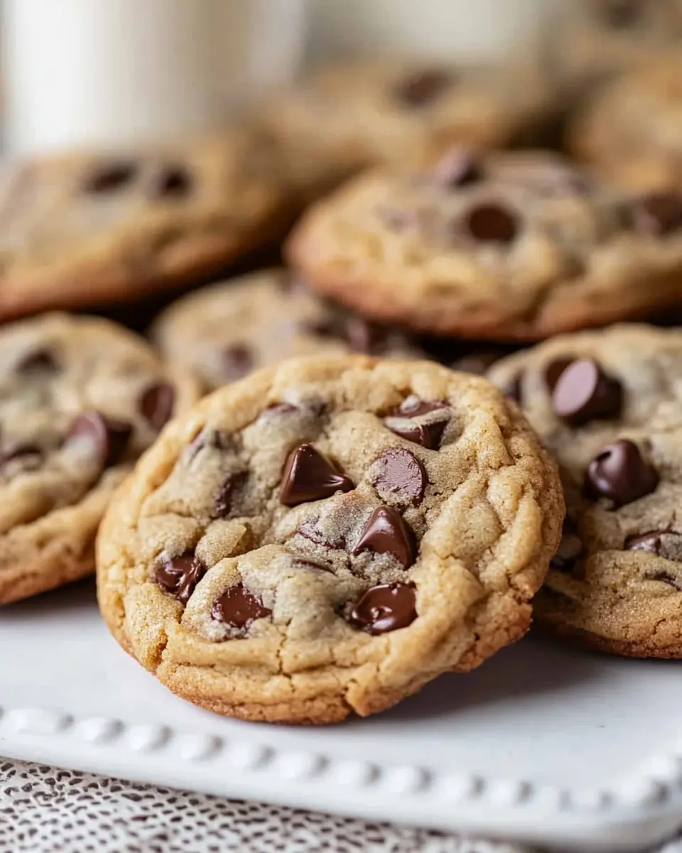Brown Butter Sourdough Discard Chocolate Chip Cookies First Image First Image