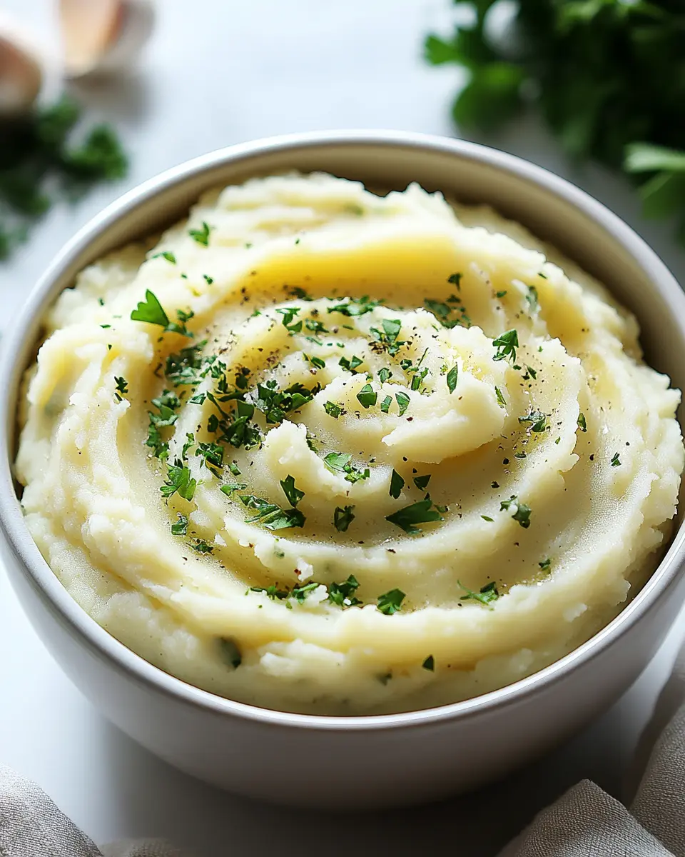 Garlic and Herb Mashed Potatoes First Image First Image
