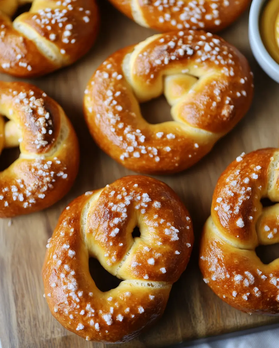 Easy Sourdough Pretzels Recipe First Image First Image