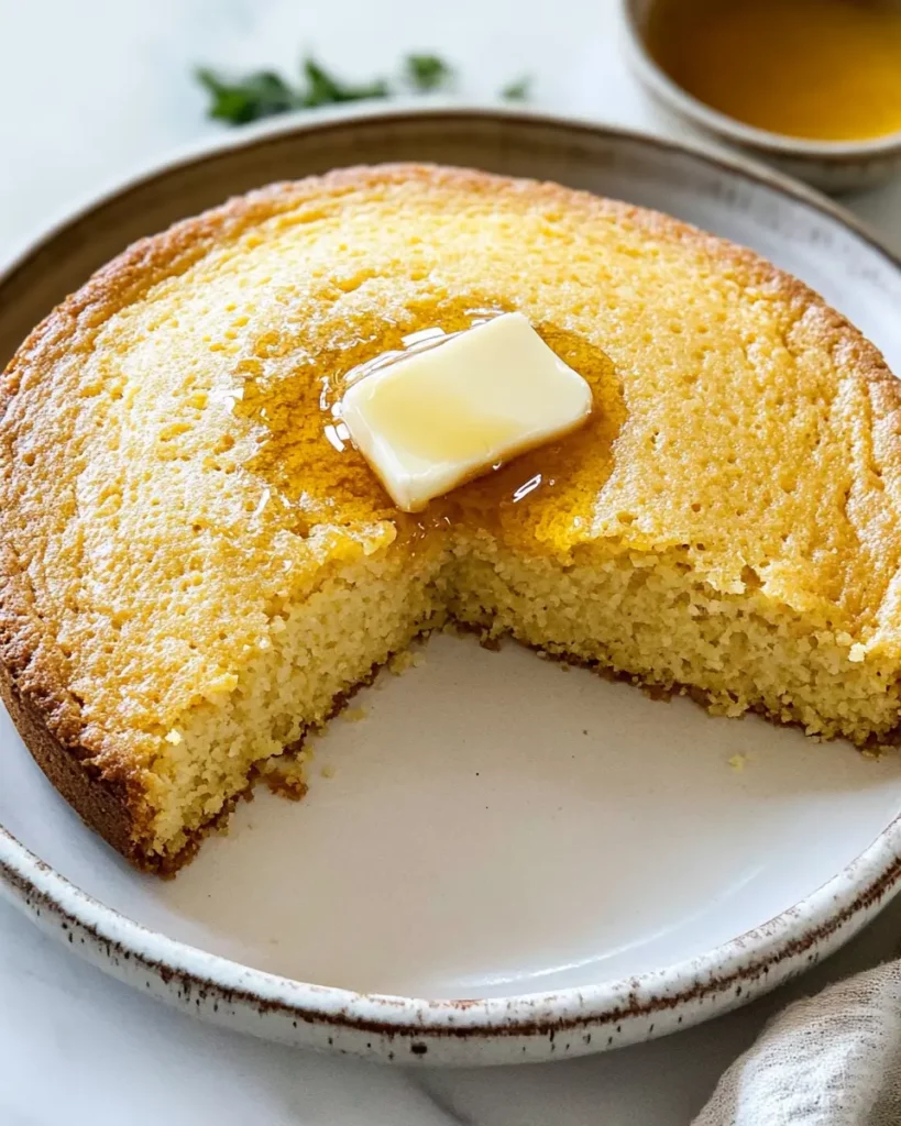 Moist & Sweet Sourdough Cornbread First Image First Image