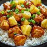 Sweet and Savory Pineapple Chicken and Rice First Image First Image