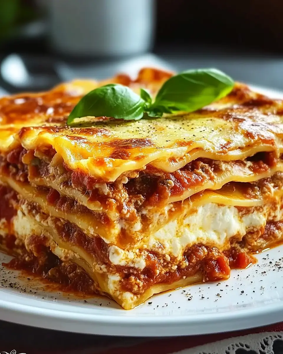 Heavenly Homemade Lasagna First Image First Image