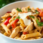 Instant Pot Chicken Fajita Pasta First Image First Image