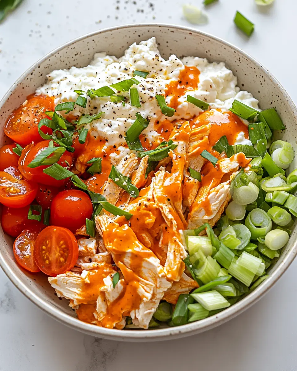 Buffalo Chicken Cottage Cheese Bowl First Image First Image