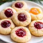 Tasty Cream Cheese Thumbprint Cookies First Image First Image