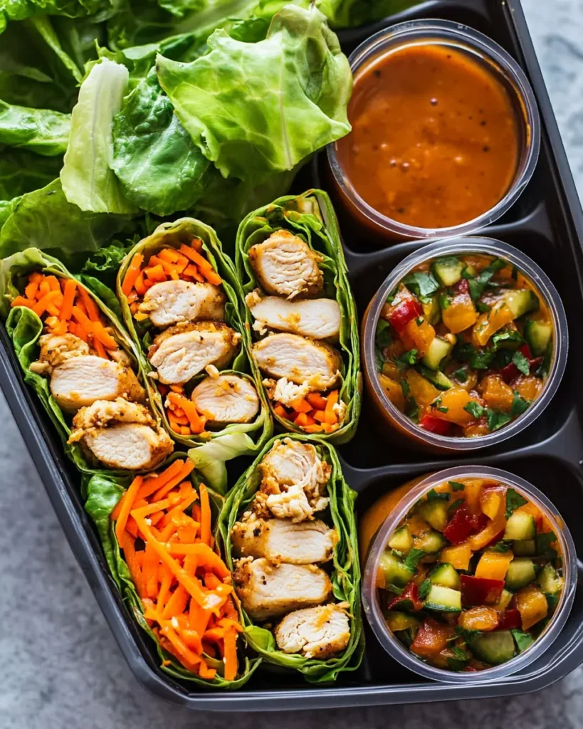 Thai Chicken Wraps Meal-Prep Bistro Boxes First Image First Image