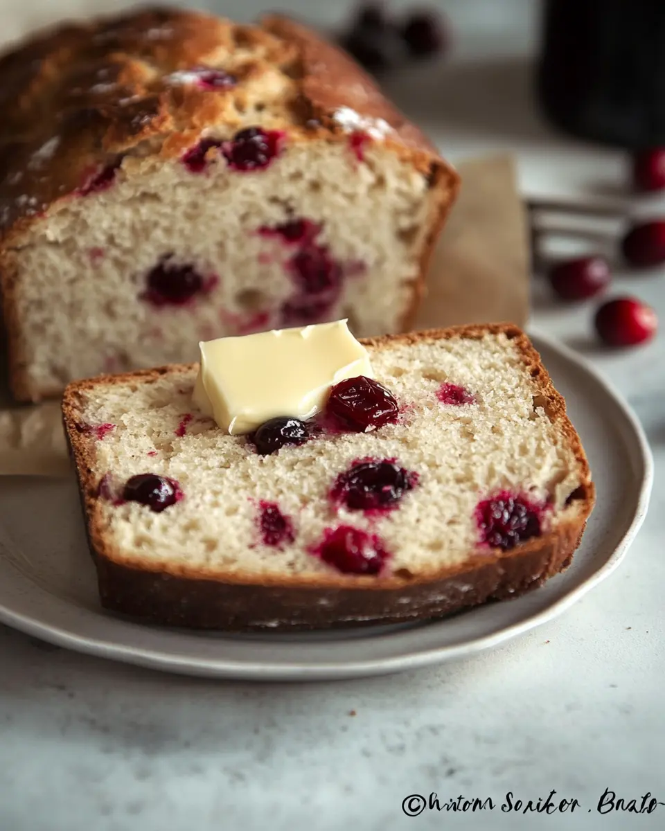 Sourdough Cranberry Bread First Image First Image