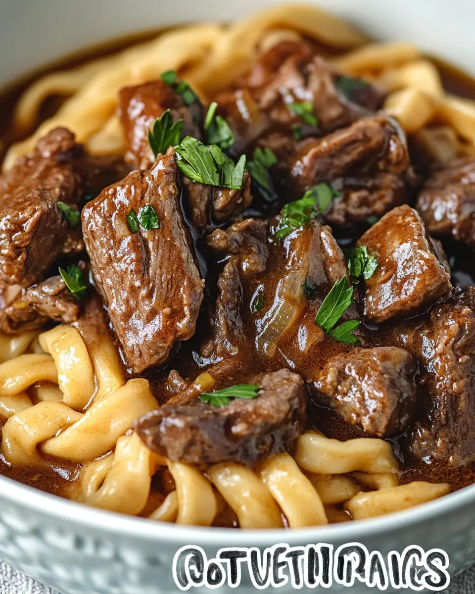 Crock Pot Mississippi Beef Noodles First Image First Image
