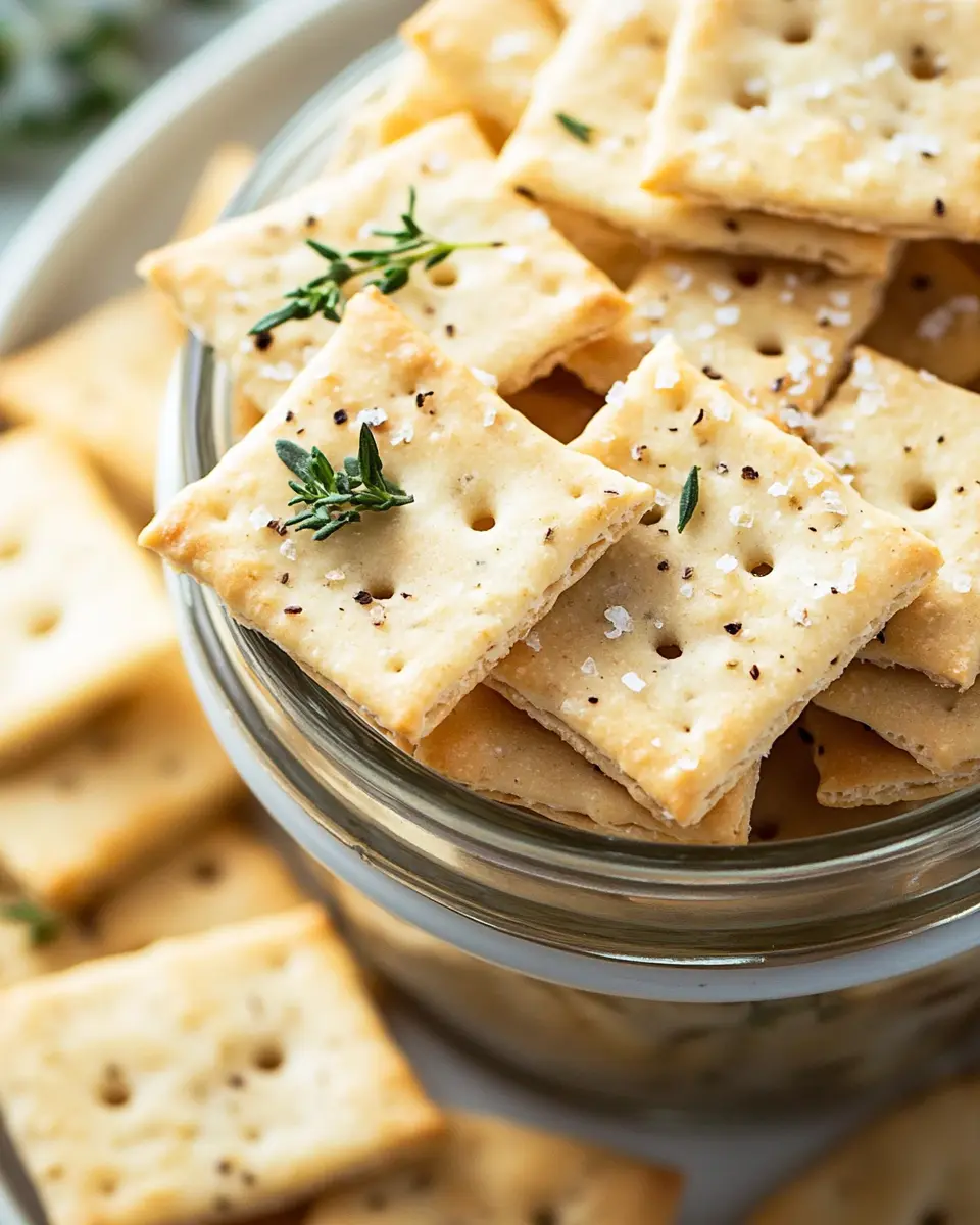 Sourdough Discard Crackers First Image First Image