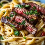 One-Pan Spicy Honey Garlic Steak Pasta First Image First Image
