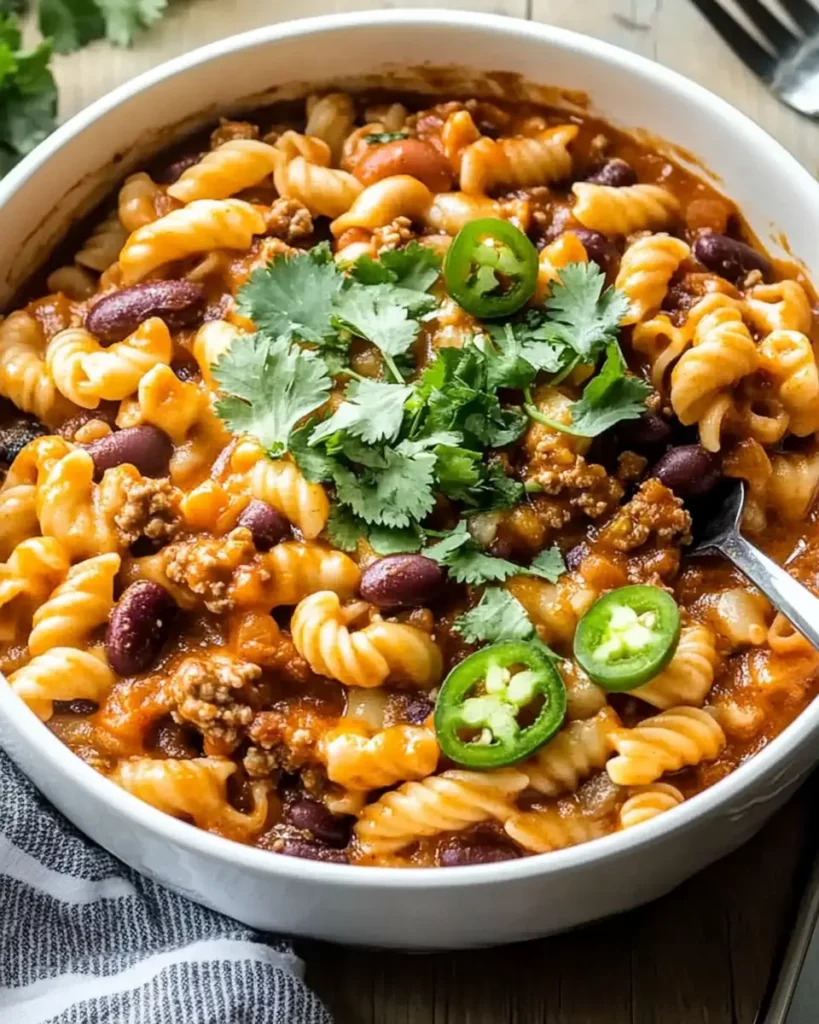 One Pot Chili Mac and Cheese First Image First Image