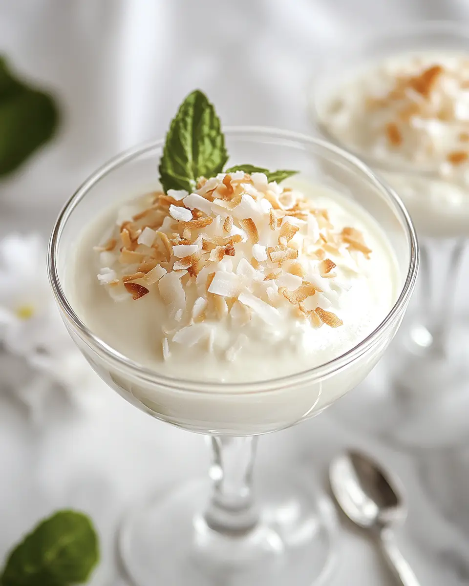 Coconut Cottage Cheese Mousse First Image First Image
