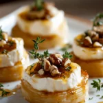 Sweet & Savory Goat Cheese & Honey Bites First Image First Image