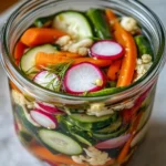 Crunchy Tangy Refrigerator Pickled Vegetables First Image First Image