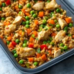 Healthy Chicken & Veggie Fried Rice Meal-Prep First Image First Image