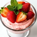 Strawberry Cottage Cheese Mousse First Image First Image
