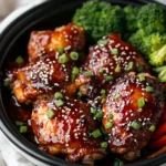Crockpot Korean BBQ Chicken Thighs First Image First Image