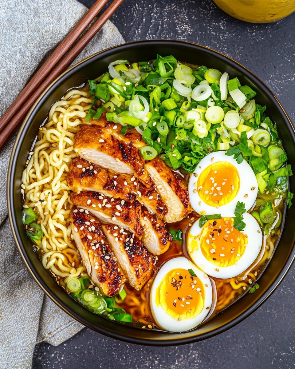 Easy Chicken Ramen Bowl First Image First Image