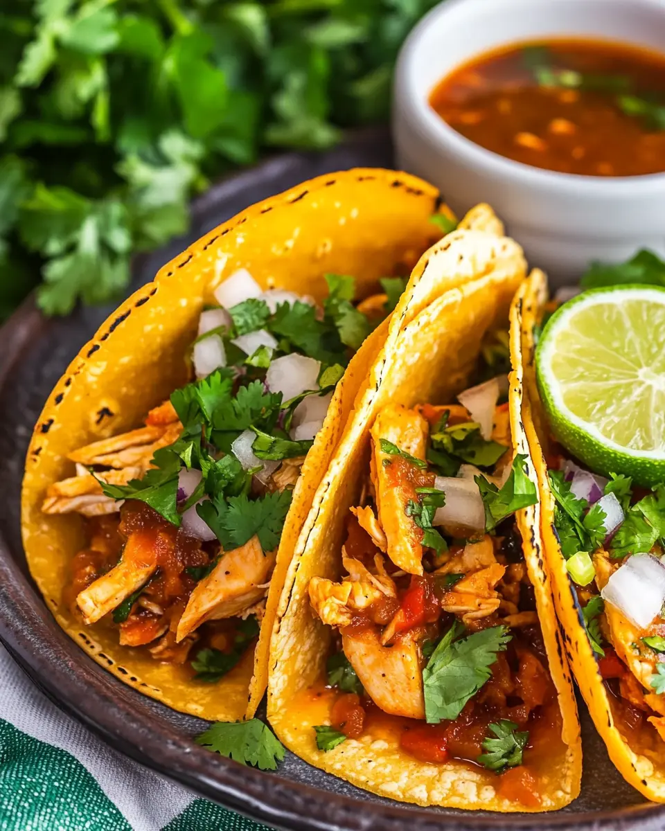 Crockpot Chicken Thigh Birria Tacos First Image First Image