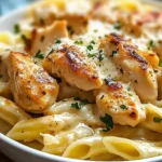 Creamy Garlic Parmesan Chicken Pasta First Image First Image