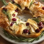 Baked Brie Phyllo Wreath First Image First Image