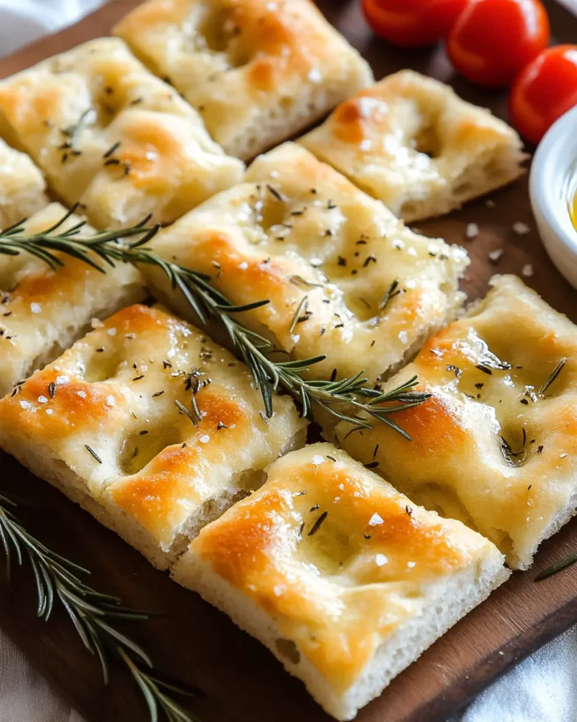 Easy Sourdough Discard Focaccia Bread First Image First Image