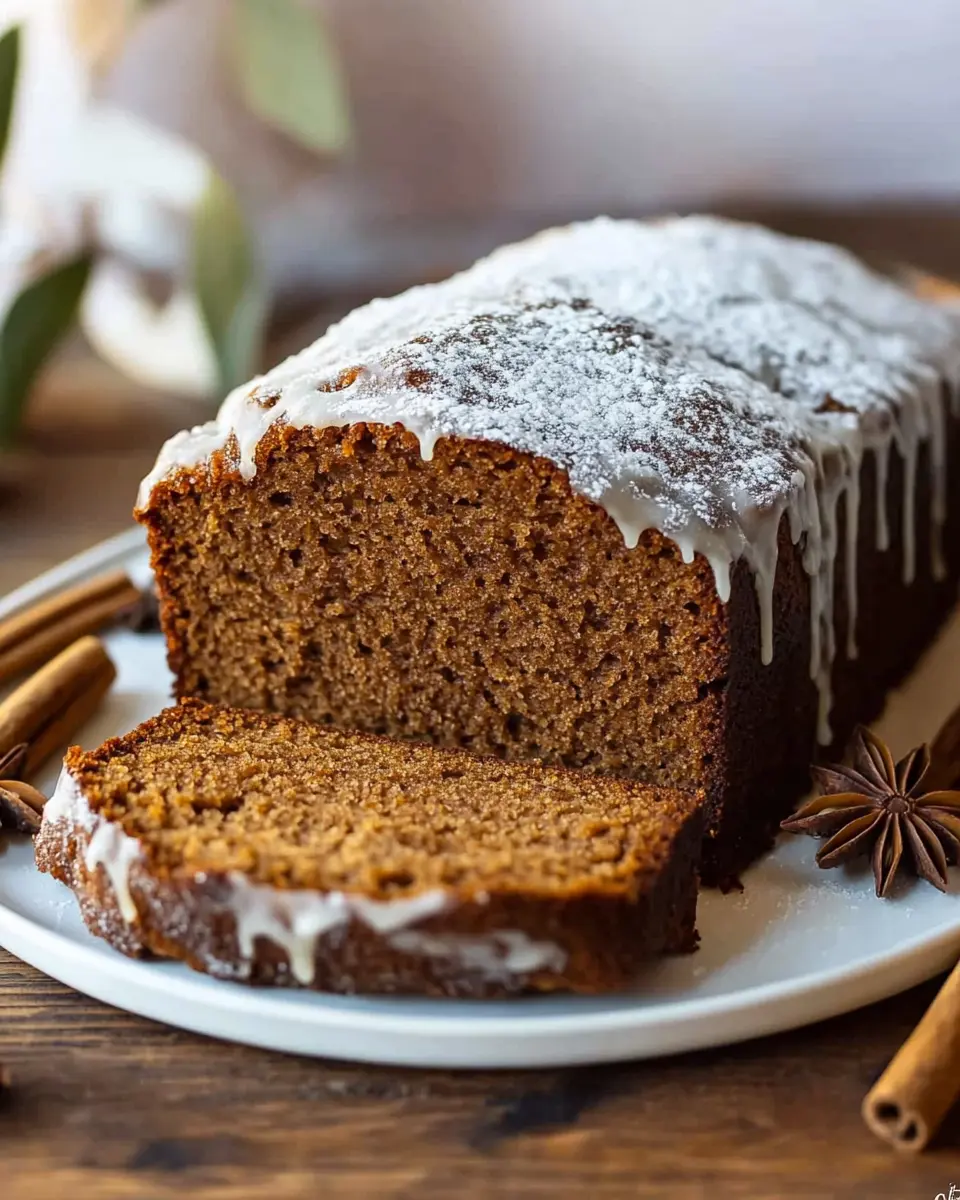 Gingerbread Sourdough Discard Loaf First Image First Image
