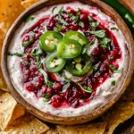 10-Minute Cranberry Jalapeño Cream Cheese Dip First Image First Image