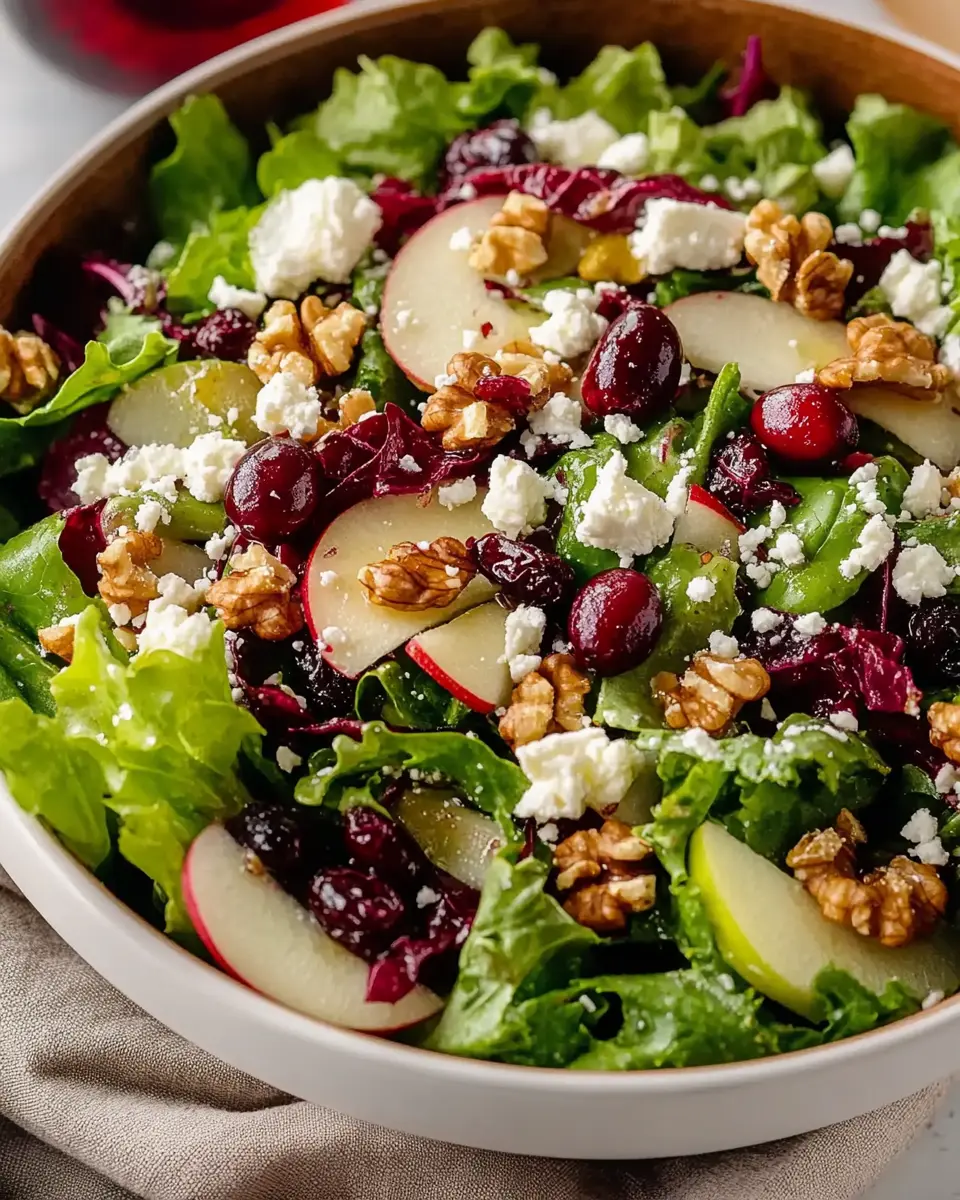 Crunchy Cranberry Walnut Salad First Image First Image