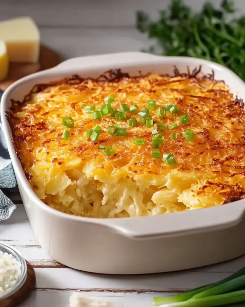 Classic Copycat Cracker Barrel Hashbrown Casserole First Image First Image
