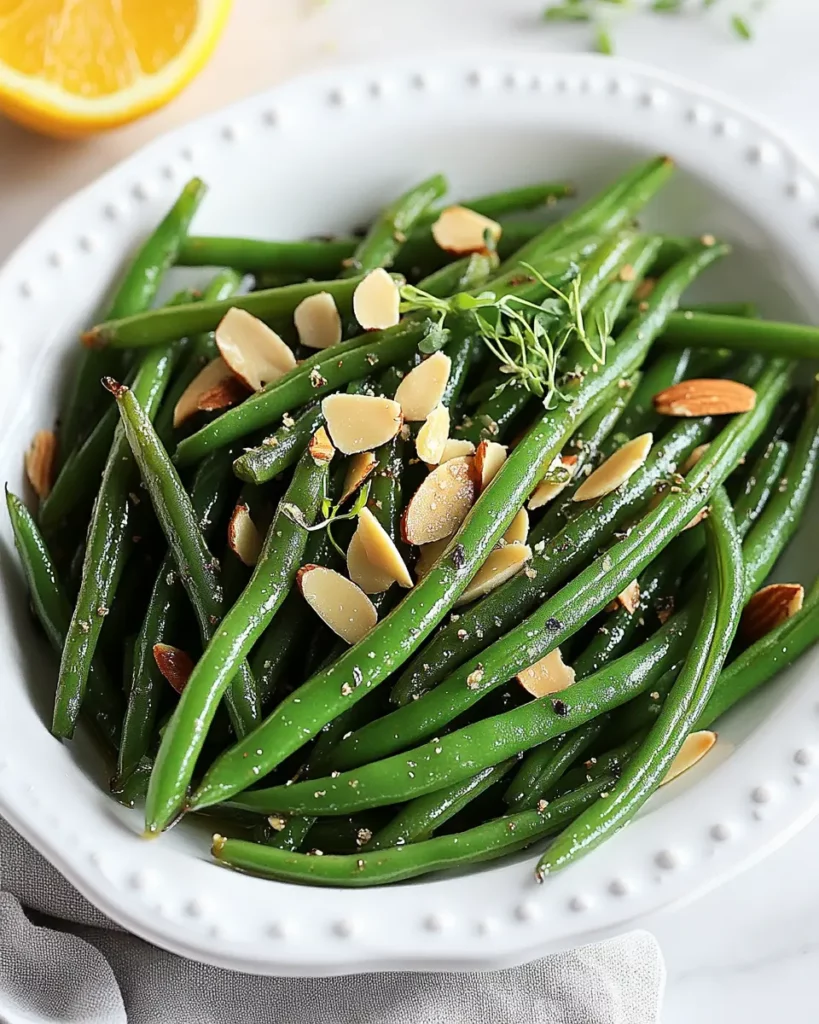 Sautéed Green Beans with Almonds First Image First Image