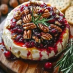 Easy Cranberry Pecan Baked Brie First Image First Image