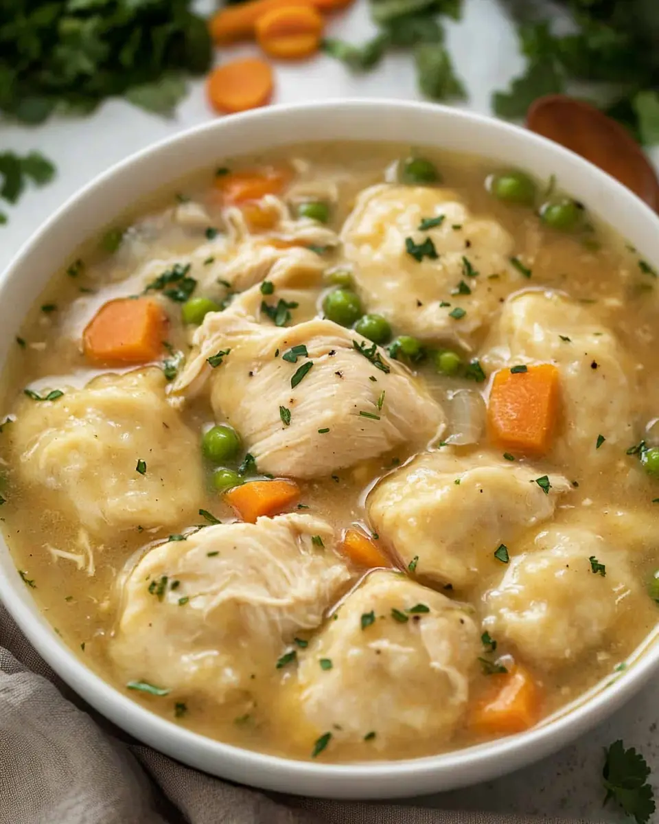 Instant Pot Chicken and Dumplings First Image First Image
