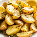 Greek-Style Lemon Potatoes with Garlic and Oregano First Image First Image