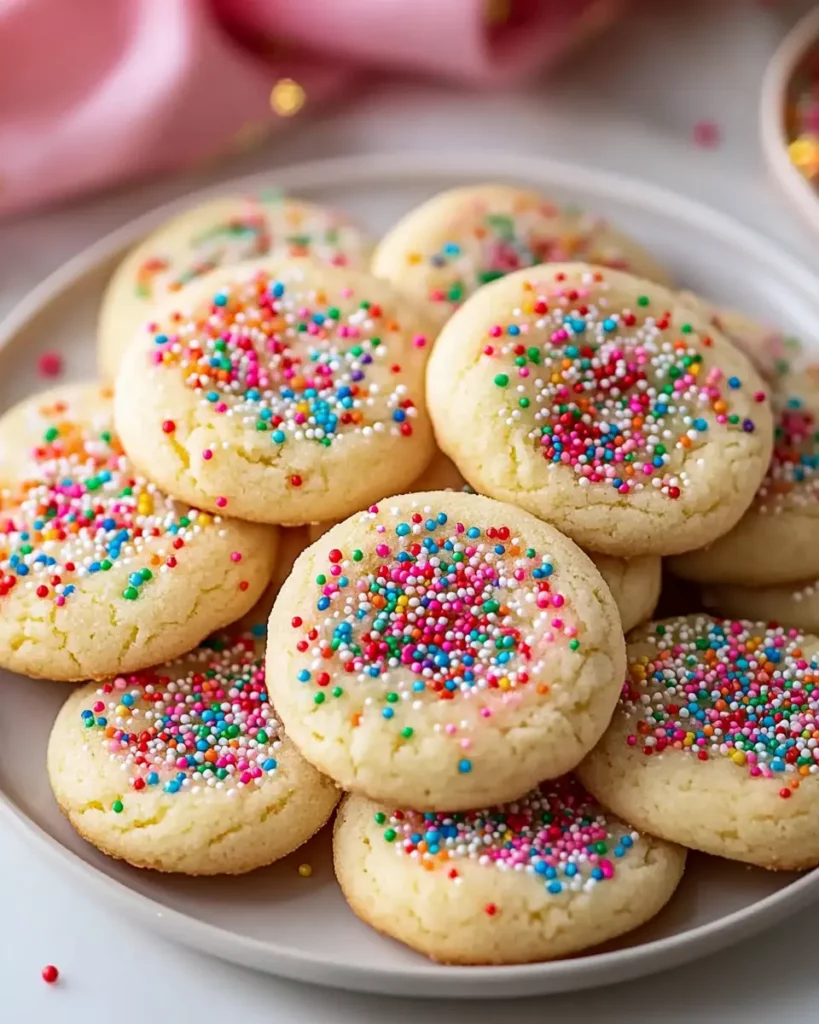Irresistible Sugar Cookies With Sprinkles First Image First Image